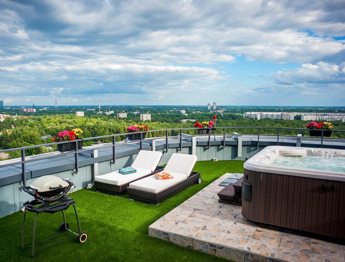Skyhouse Riga Private Penthouse And Spa Exterior photo